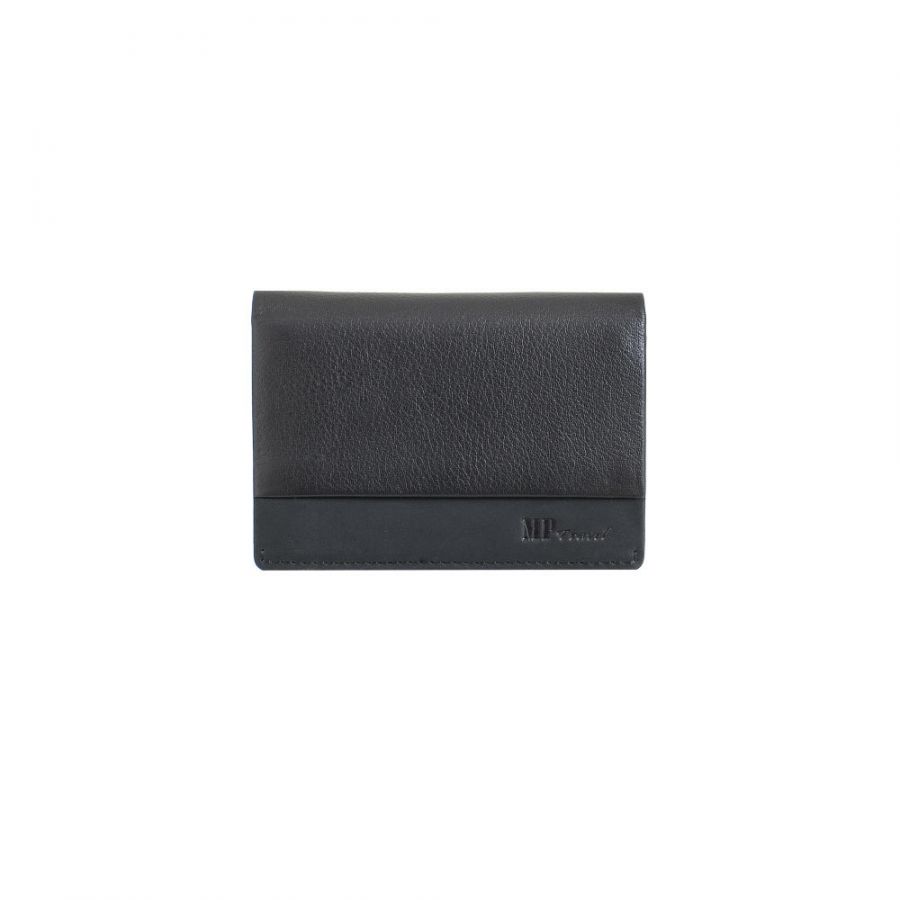 Кожаное портмоне картхолдер с RFID защитой MP-TRAVEL B123318R Preto