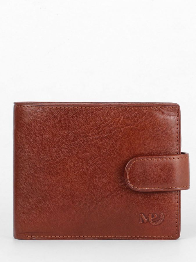 Портмоне из итальянской кожи с RFID защитой MP-TAGUS B120357R Cognac