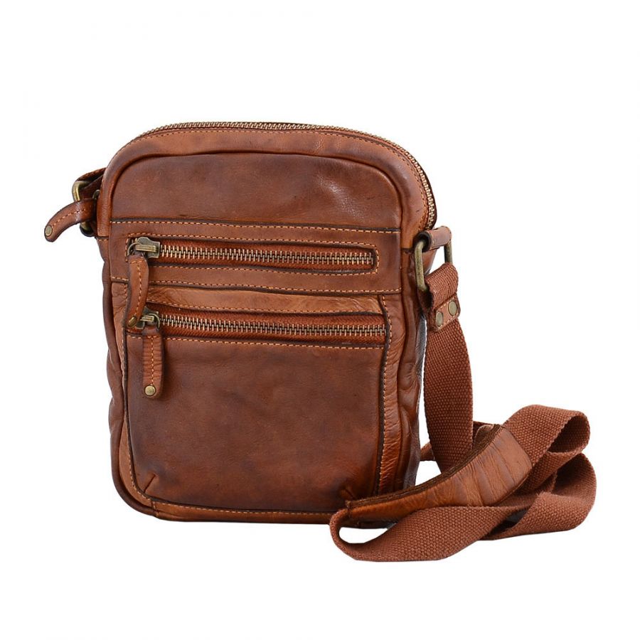 Сумка плечевая MP Travel-OSLO C260004 Cognac