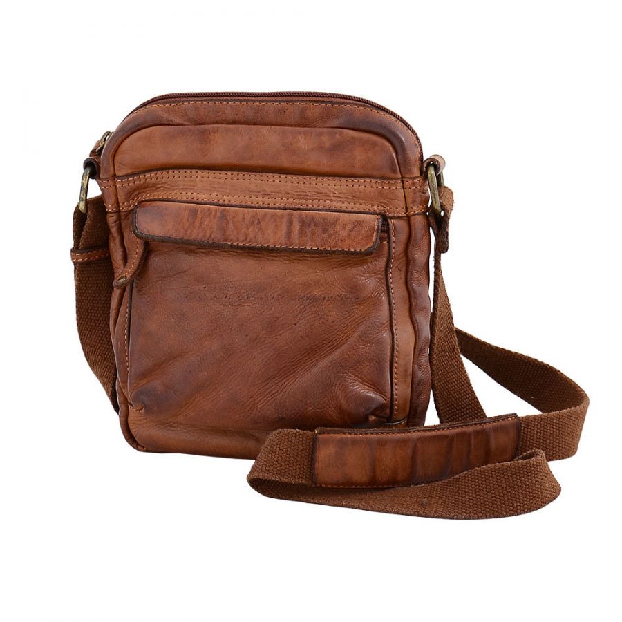 Сумка плечевая MP Travel-OSLO C260005 Cognac