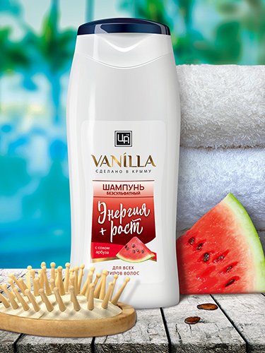 Шампунь VANILLA с соком арбуза 350 мл