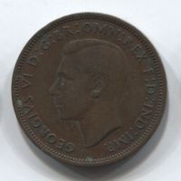 1/2 пенни 1939 Великобритания