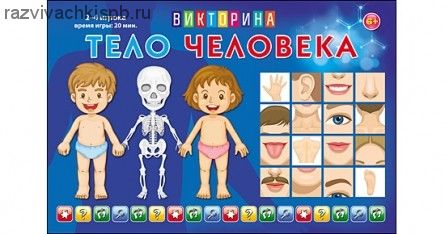 Викторина для малышей "Тело человека"