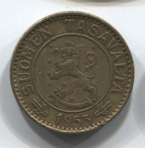 10 марок 1953 Финляндия