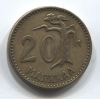 20 марок 1954 Финляндия