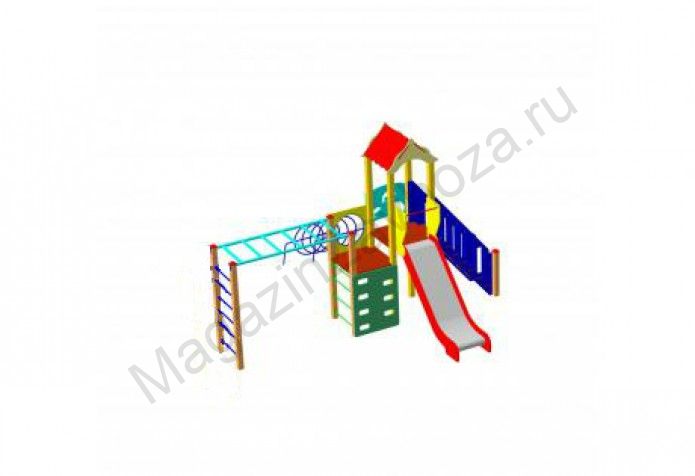 Игровой комплекс Домик с рукоходом