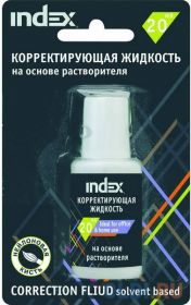 Корректирующая жидкость Index ICF20B 20 мл