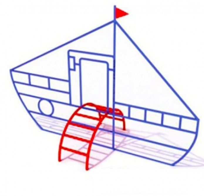 Лазалка "Кораблик"