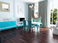 Комод с ящиками и дверцей в интертьере.