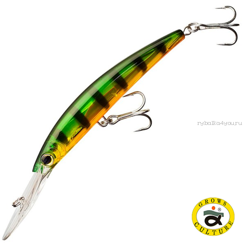 Воблер Grows Culture Crystal 3D Minnow 130 мм / 25 гр / Заглубление: до 4+ м / цвет: PC