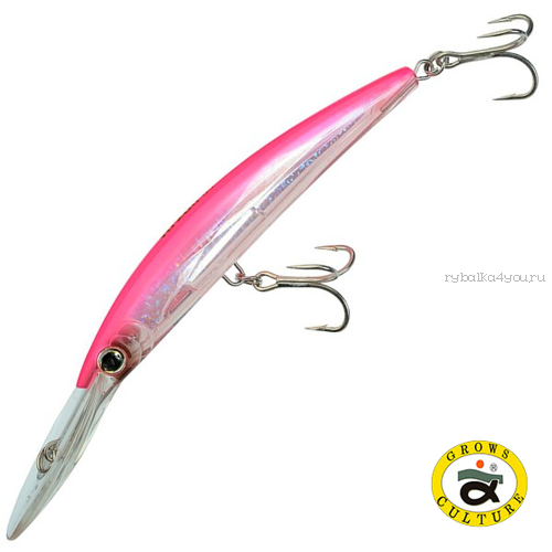 Воблер Grows Culture Crystal 3D Minnow 130 мм / 25 гр / Заглубление: до 4+ м / цвет: 015