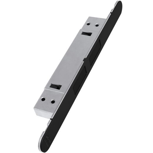 Замок AGB Touch ALU Black (B01120.30) + ответная планка для алюминиевых коробок