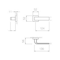 Ручка Tupai 2732 Q Black. схема