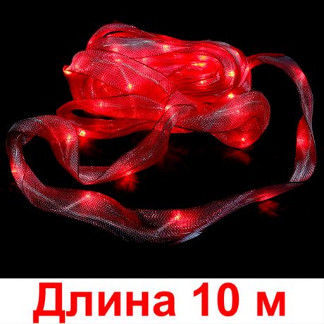 Гирлянда-Лента, 100 красных светодиодов