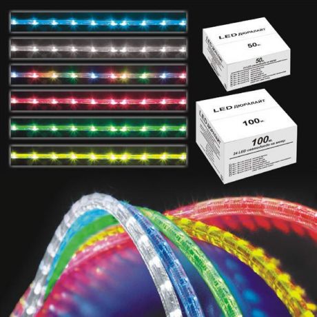 Катушка-LED, 100м, красная