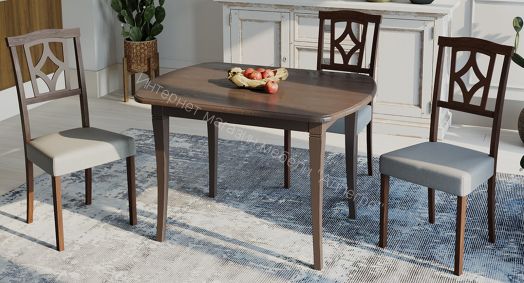 Стул «Сити 3» (Орех темный/тк №110)