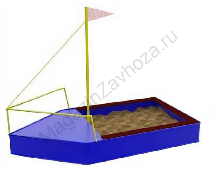 Игровой модуль песочница Кораблик с флагом