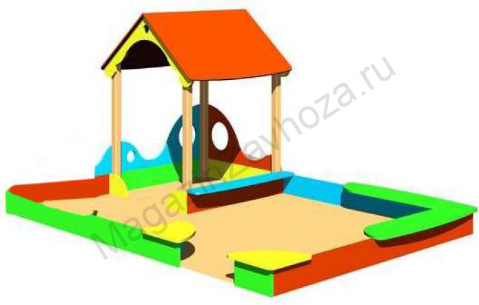 Песочница беседка "Волна"