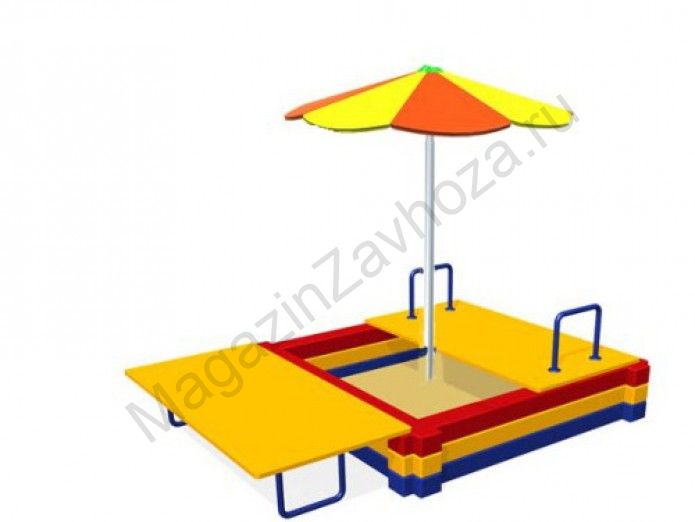 Песочница с крышками