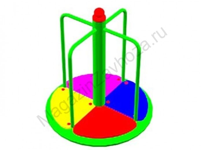 Карусель фанера 4 места