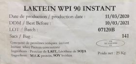 Изолят сывороточного белка 90% Laktein- instant (Франция)