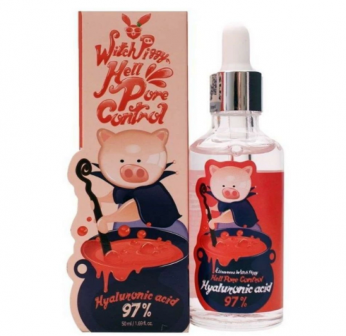 Сыворотка для лица гиалуроновая кислота ELIZAVECCA Hell-Pore Control Hyaluronic Acid 97%, 50мл