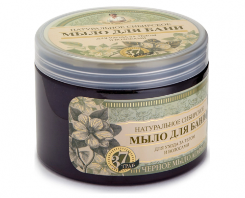 Травы и Сборы Агафьи. Мыло для бани "Черное мыло Агафьи", 500 мл