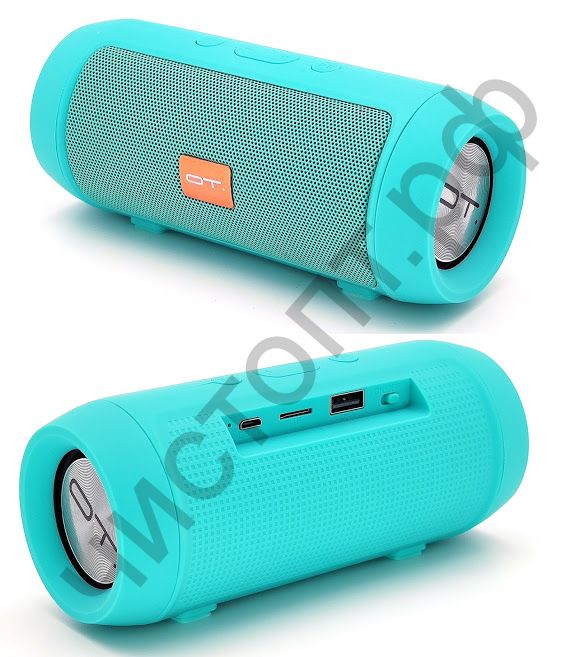 Колонка универс.с радио OT-SPB12 (TF, USB, FM) бирюзовая