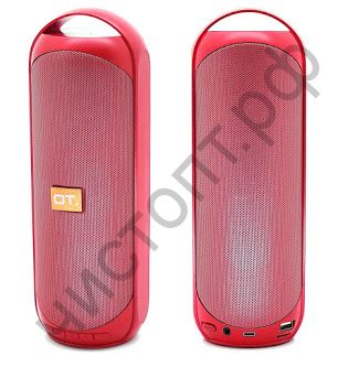 Колонка универс.с радио OT-SPB22 красная (E9) (TF, USB, FM) 10вт