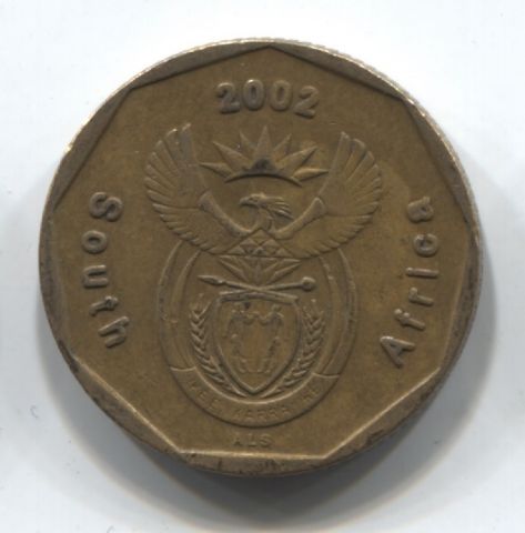 20 центов 2002 ЮАР