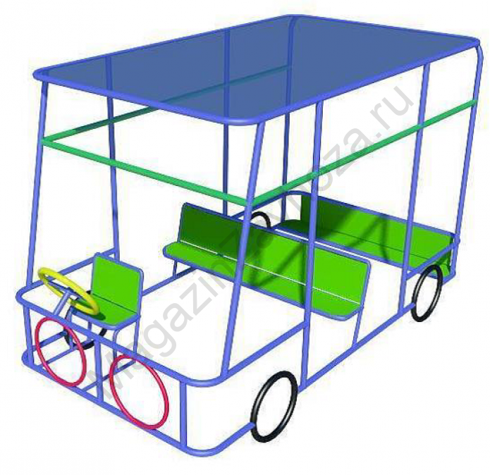 Автобус Металлокаркас с крышей