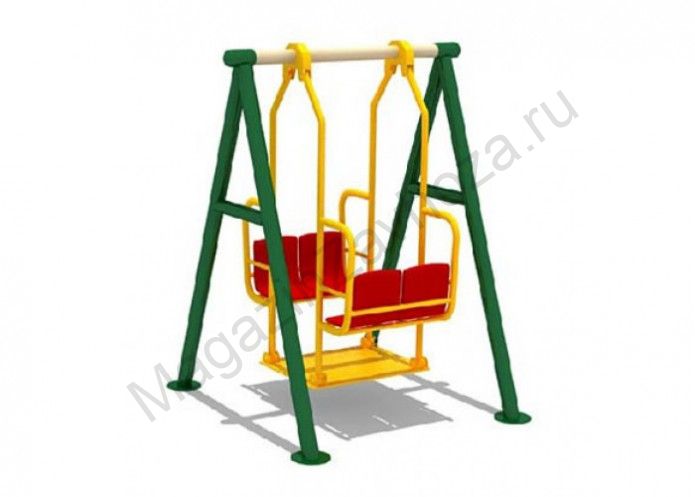 Качели Двойные Маятник (Пластик 4 места)
