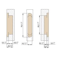 Петля скрытая CEAM 3D 929. схема