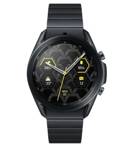 Часы смарт Samsung Galaxy Watch 3 Stainless, 45mm, титан