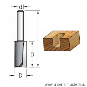 Фреза пазовая 7.0 x 25 x 57 x 6 WPW P240703