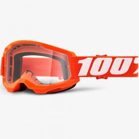 100% Strata 2 Orange Clear Lens, очки