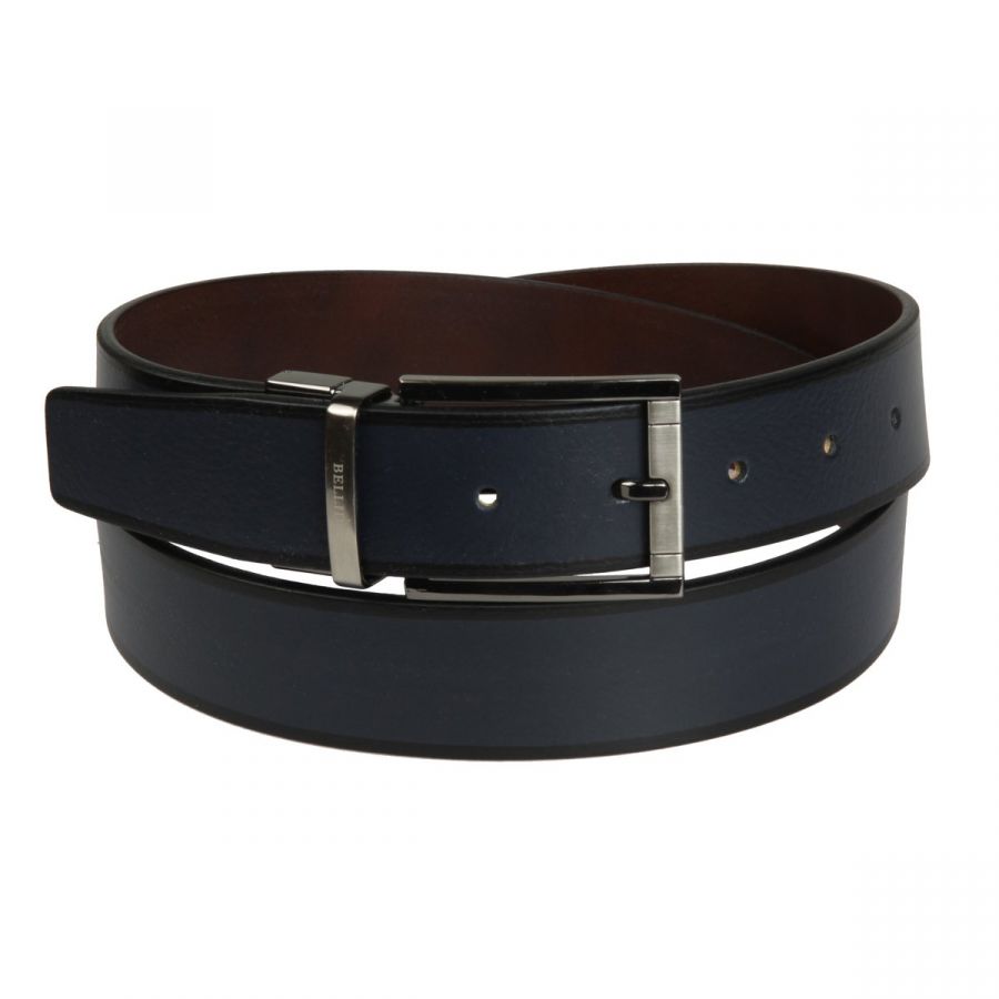 Ремень Miguel Bellido 439/35 0203/09 navy/brown