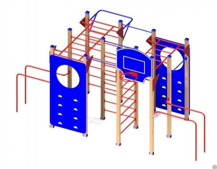 Гимнастический городок с фанерой