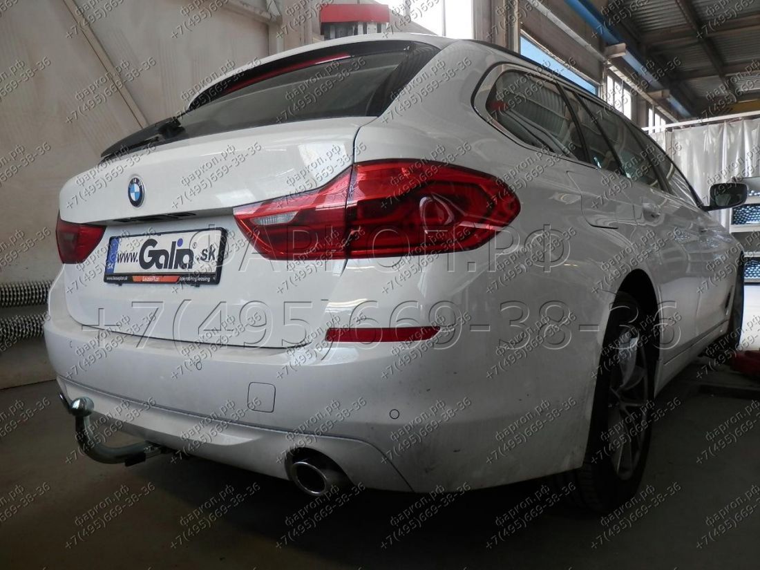 Фаркоп Galia (оцинкованный) 5-Series седан G30/универсал G31 2016- быстросъемное крепление шара