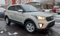 Прокат авто Hyundai Сreta 2019г. бежевого цвета в Москве с доставкой к вашему дому или офису.