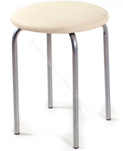 Табурет «Новинка» (Эмаль)/Ткань Искусственная замша, Микровелюр (Полинейлон)