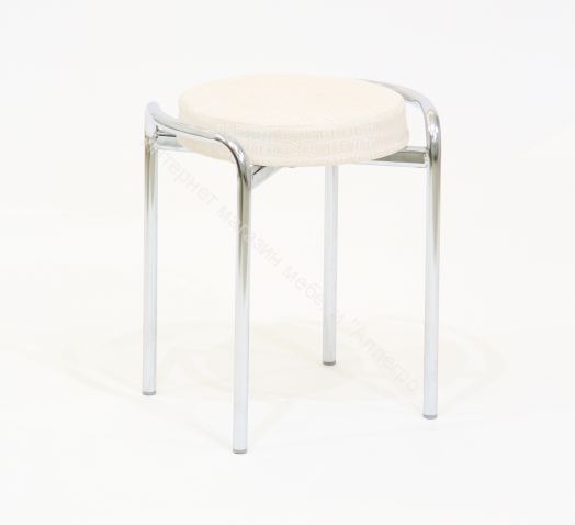 Табурет «Пуфик» (Хром)/Кожзам Стандарт