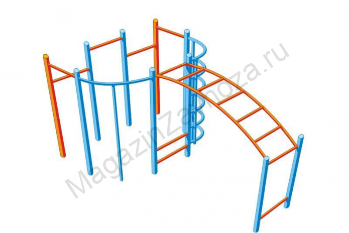 Спортивный комплекс с 3 турниками