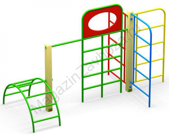 Спортивный комплекс с радугой