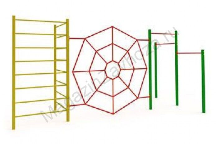 Спортивный комплекс с паутинкой