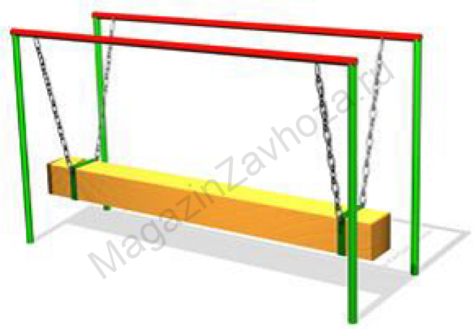 Бум-бревно с брусьями -4