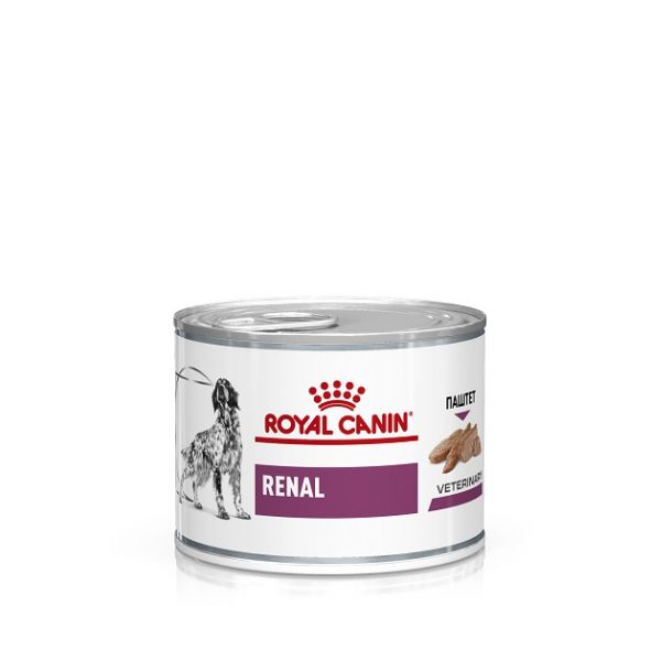 Консервы ROYAL CANIN RENAL диета для собак при почечной недостаточности 200гр