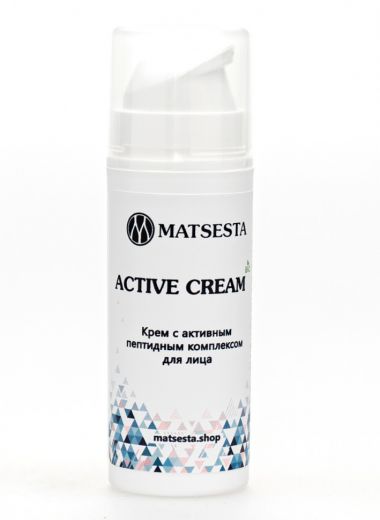 Мацеста - Крем ACTIVE CREAM с активным пептидным комплексом для лица, 30мл