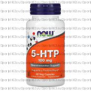Now Foods, 5-HTP, 100 мг, 60 вегетарианских капсул