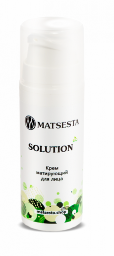 Мацеста - Крем матирующий для лица SOLUTION, 30мл